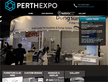 Tablet Screenshot of perthexpohire.com.au